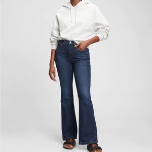 Gap flare high rise jeans